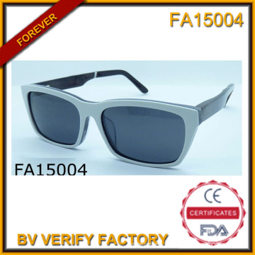 Frame Material de acetato com óculos de lente Polaroid (FA15004)